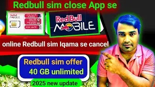 Redbull Sim Terminate Online | Redbull Sim Close Kaise Kare | Redbull Sim Offer 2025
