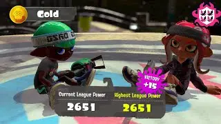👑 2651 LEAGUE POWER - EU twin record 🥈  || Splatoon 2