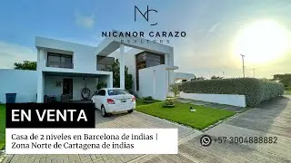 🚩 ¡CASA EN BARCELONA DE INDIAS😍! Para la VENTA con amplios espacios para la familia en #cartagena