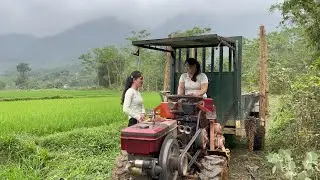 Rescued Colleagues Vehicle Stuck in Mud and Agricultural Vehicle Transporting Wood_Abenteuer Vietnam