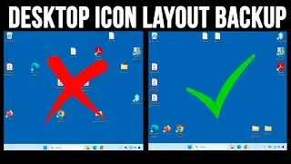 Backup & Restore Your Desktop Icon Layout as Needed with Desktop OK