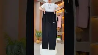 p68.In the summer, you must try this versatile ice silk air-conditioning pants! Refreshing#shorts