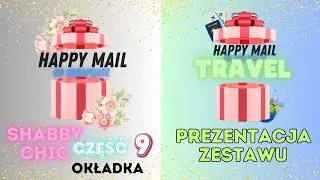 Happy Mail Schabby Chic - okładka, prezentacja Happpy Mail Travel