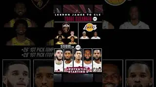 LEBRON JAMES TO THE CLEVELAND CAVALIERS TRADE SCENARIO!