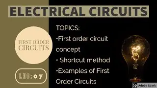 FIRST ORDER CIRCUITS (EXAMPLES WITH TRICKS)_》ELECTRICAL CIRCUITS_07