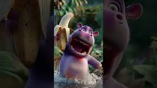 EP2 | Hipsy the Hippo Finds a Giant Banana 🍌 Funny Kids Story