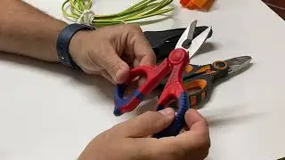 Tijeras profesionales electricista. 3 Claveles Vs Knipex