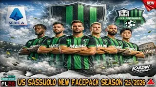 US Sassuolo New Facepack Season 25/2026 - PES 2021 & Football Life 2026