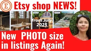 Etsy Listings Photo Size 😱 NEW in July 2025! Selling on Etsy for Beginners. Etsy USA