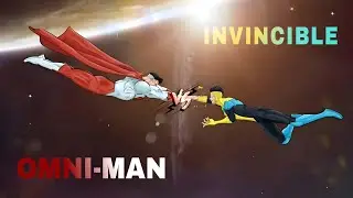 Dad beating son | Omni-man vs Invincible
