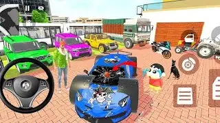 Franklin v/s  Building Showroom! 🚗 Super Car's + Bike's CRAZY Rooftop Jump Android Game play 2025!!