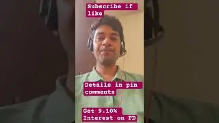 Get 9.10% Interest on Booking FD #fdinterestrates #youtubeshorts