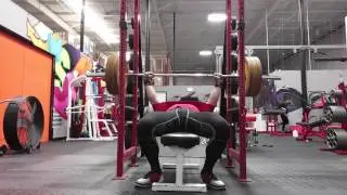 Bench Press 243 x 25 Reps With Slingshot
