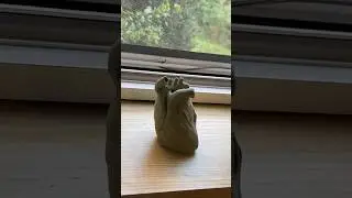 DIY-a realistic heart from clay! 🫀 #diy #clayart #creative #artist