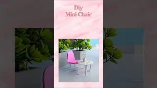 Cardboard Mini Chair DIY In 30 Sec #shorts #trending #viral #diy #artandcraft #cardboardcraft