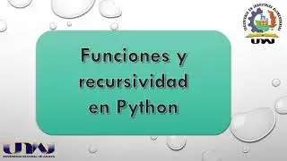 Funciones y recursividad con Python