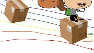 Awesome and pretty slide down in a box in Roblox 