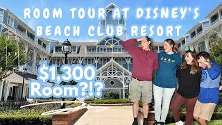 Disney’s Beach Club Resort ROOM TOUR | Club Level One Bedroom Suite Water View | Stone Harbor 2024