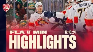 Chucky GOES OFF in Statement W | Panthers at Wild Highlights | 12.18.24