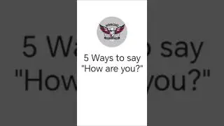 خمس طرق لقول كيف حالك باللغة الإنجليزية | #englishcourse #shorts #للمبتدئين #تعلم_اللغة_الإنجليزية