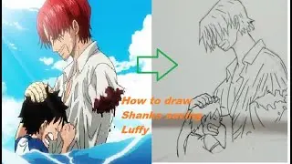 Shanks saving Luffy drawing (One Piece - Drawing) #drawing #viral #shanks #luffy #onepiecedrawing