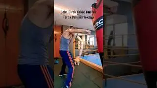 &Ccedil;ene Kıran &Ccedil;eki&ccedil; Yumruk Torba &Ccedil;alışma Tekniği.. Boks Teknik Direk Yumruk.!