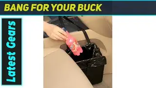 KMMOTORS Foldable Car Garbage Can &ndash; Best Compact Car Organizer for Clean Floors