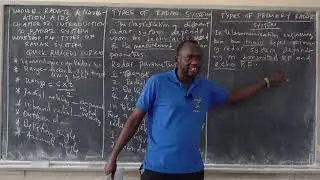 LEC 04 | TYPES OF RADAR SYSTEM | OD | OLENJOLAIN