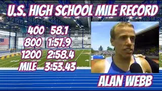 🏃&zwj;♂️🚀 Alan Webb Shatters 36-Year-Old High School Mile Record! | Epic Race 🏅