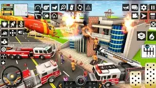 New FireFighter Emergency Rescue Simulator 3D - 911 Emergency Fire Truck Rescue Simulator Game Play