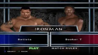 WWE SMACKDOWN! HERE COMES THE PAIN BATISTA VS BOOKER T ( IRONMAN ) MATCH GAMEPLAY தமிழ் GAMER 