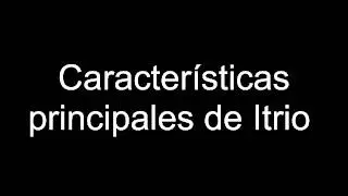 Caracter&iacute;sticas principales de Itrio
