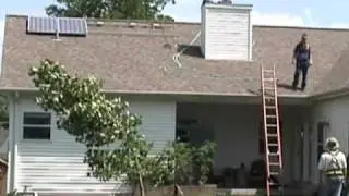 Solar Panel Installation - Fast Motion Video