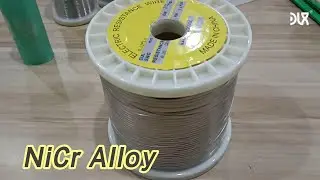 Heating Element NiCr Alloy Resistance Flat Wire Nichrome High Resistivity