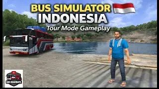 Bus Simulator Indonesia Tour Mode Gameplay | Beautiful Lake Visit 🚍🌊 | Android