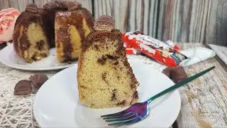 BIZCOCHO DE KÍNDER BUENO,  el más sabroso y esponjoso con Mambo!!!