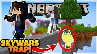 Minecraft SkyWars TRAP TROLLING in The Hive! (Duos) - Funny & Intense Moments! [MCPE/Bedrock]