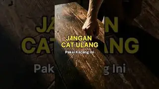 Meja Kayu Baret? Jangan Cat Ulang! Gosok Kenari, Langsung Samar 😱 #lifehack #tipsbaret #shorts
