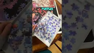 Rotating Puzzle Table with Drawers for Easy Puzzle Fun