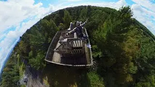 4k VIEWS FROM TOP OF THE FOREST LUMINA LOOKOUT TOWER COATICOOK 
