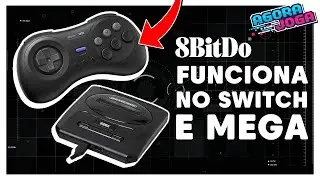 8BitDo M30 CONTROLE para MEGA DRIVE - Funciona no Nintendo Switch