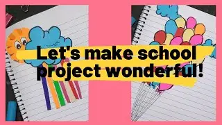 How to make school magazine | Decorate school project | Activity for kids @powerofart