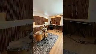Music Studio Interior Design | Wood Diffusers, Instruments & Warm Lights 🌙🎸