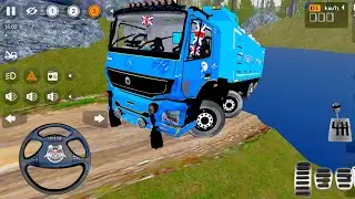 12 Wheeler Truck Damage In Offroad Driving | Bus Simulator Indonesia | Bussid Bharat Benz Truck Mod 