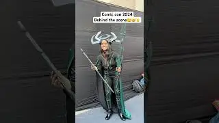 Behind the scene, Comic con 2024😄😎 #comiccon #exhibition #gaming #superhero #dv #marvel #cosplay