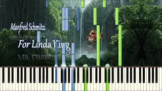 Манфред Шмитц / M.Schmitz - For Linda King (piano tutorial) [НОТЫ + MIDI]