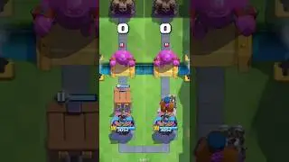 Evo Goblin Cage vs Evo Hunter💀⚡  #clashroyale