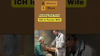 ICH In Person Wife :: Breaking Bad News :: PLAB 2 (UKMLA-CPSA) 8 min in 60 sec #plab2 #ukmla