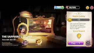 June's Journey Secrets 31 Scene 8 Saphir Lobby Silhouette Mode 