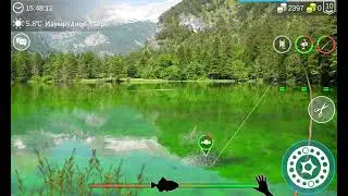 рыбалка на изумрудном озере в My Fishing World часть 2